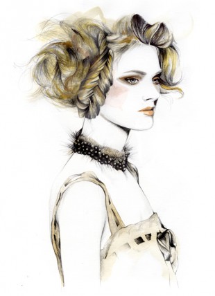 Caroline Andrieu, fashion illustrator